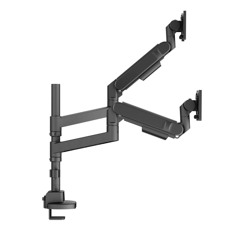 Alberenz® Bras double Heavy Duty à ressort à gaz (2 écrans jusqu'à 57 pouces)