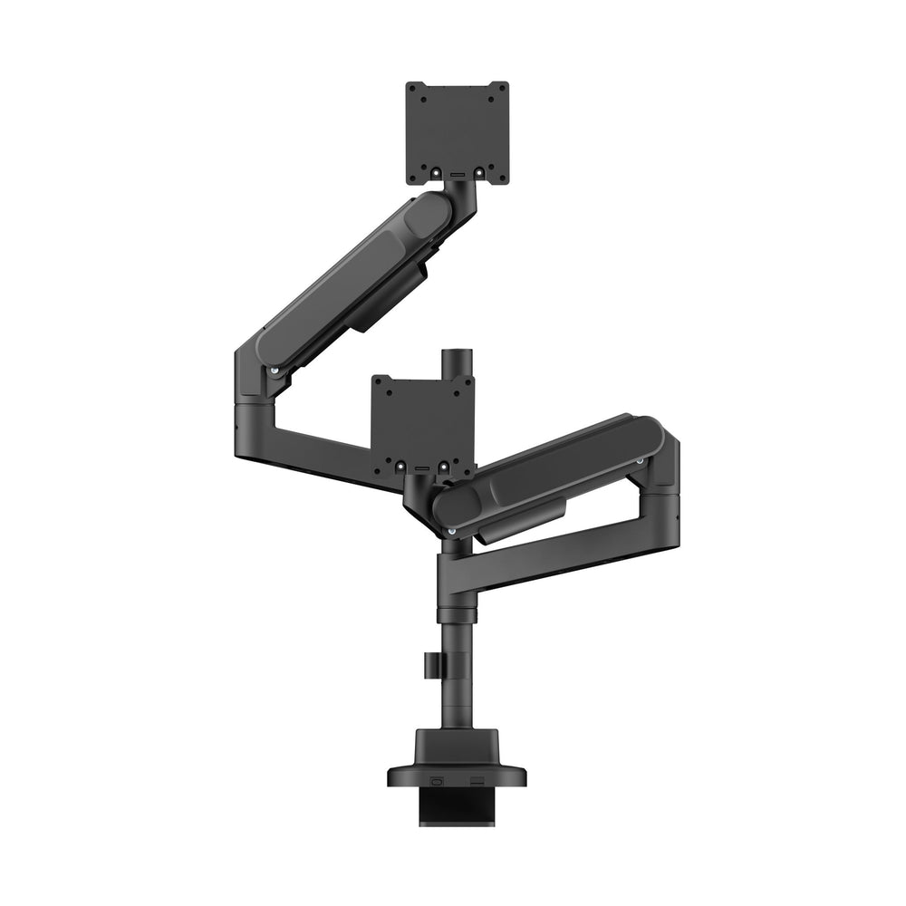 Alberenz® Bras double Heavy Duty à ressort à gaz (2 écrans jusqu'à 57 pouces)
