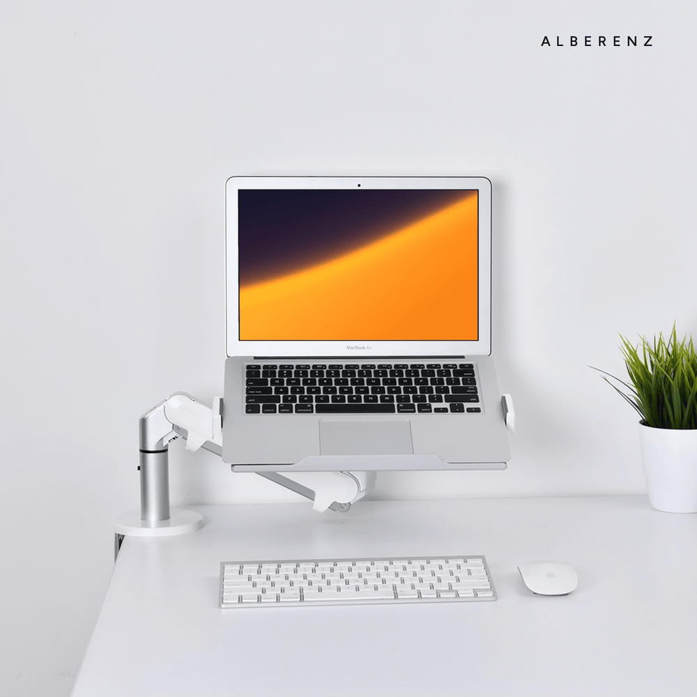 Alberenz® Laptop Arm Gas Spring Silver