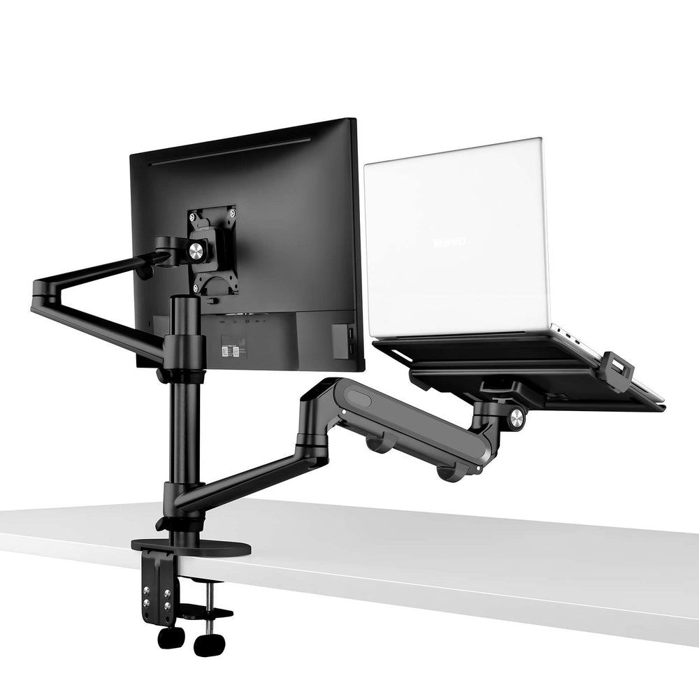 Alberenz® laptop monitorarm met gasveer zwart
