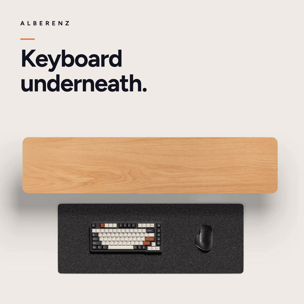 Alberenz® Oak Wooden Monitor Riser - 2 Monitors