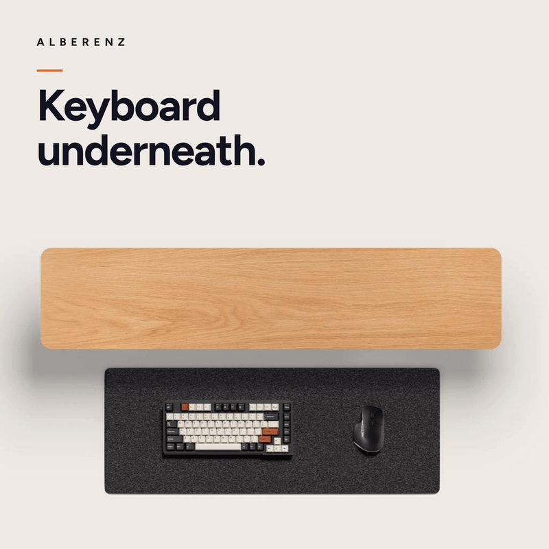 Alberenz® Oak Wooden Monitor Riser - 2 Monitors