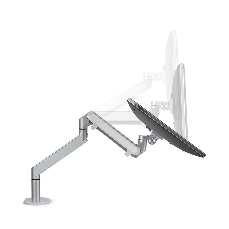 Alberenz® Enkele Monitorarm Gasveer Zilver