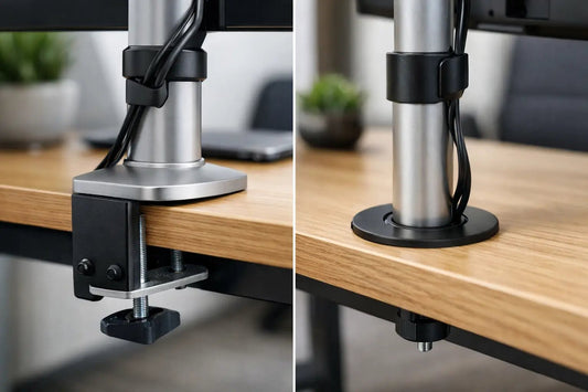 Clamp Mount vs Grommet: Which Fits Your Desk? - Alberenz