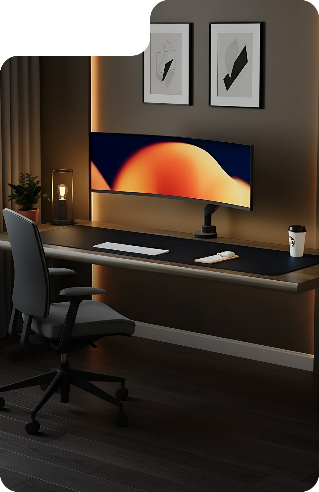 57 inch monitor mount