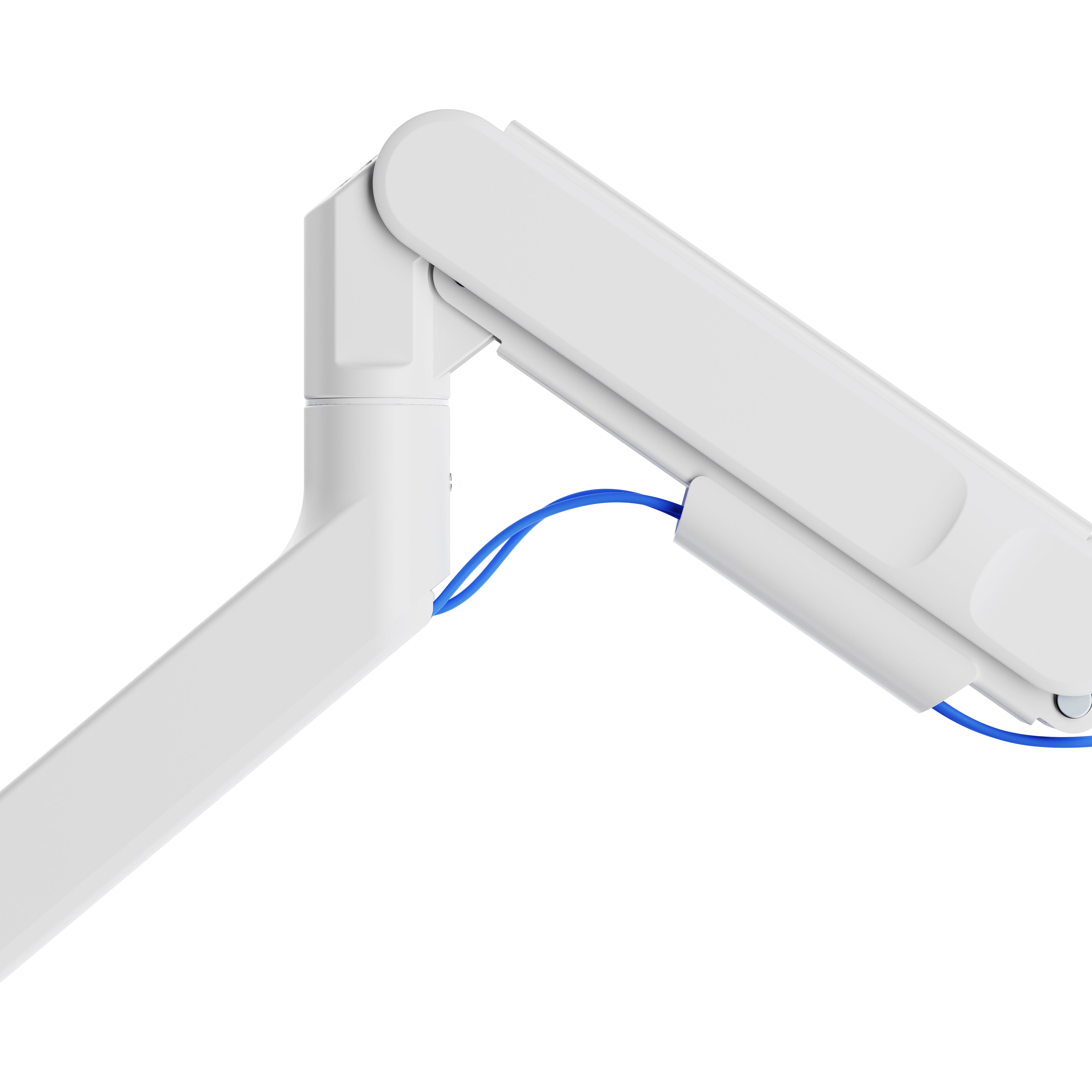 Alberenz® Zware Gasveer Monitorbeugel Wit (tot 57 inch)