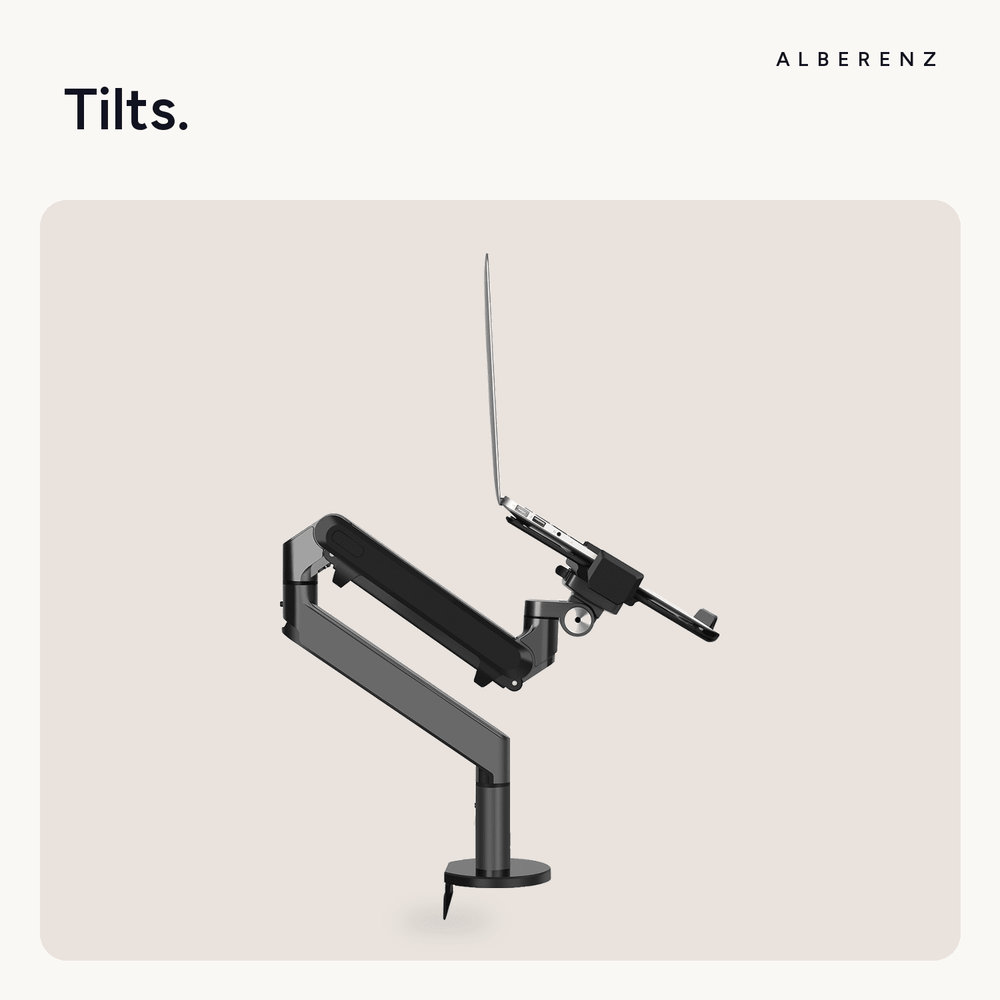 Alberenz® Laptop Arm Gas Spring - Dark Grey