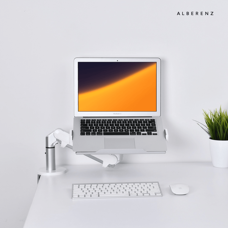 Alberenz® Laptop Arm Gas Spring Silver