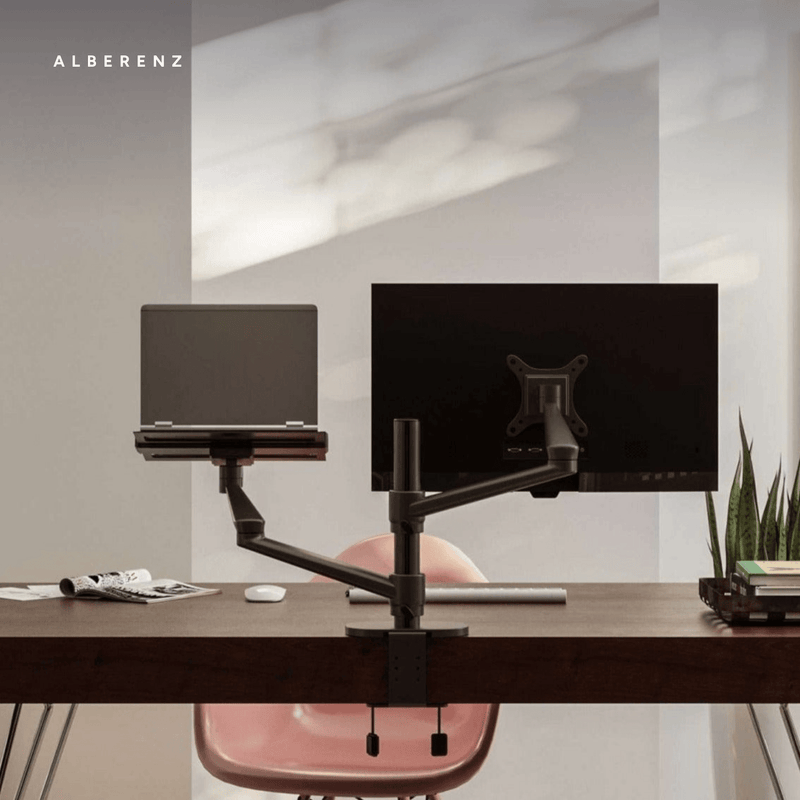 Alberenz® Laptop Monitor Arm Black