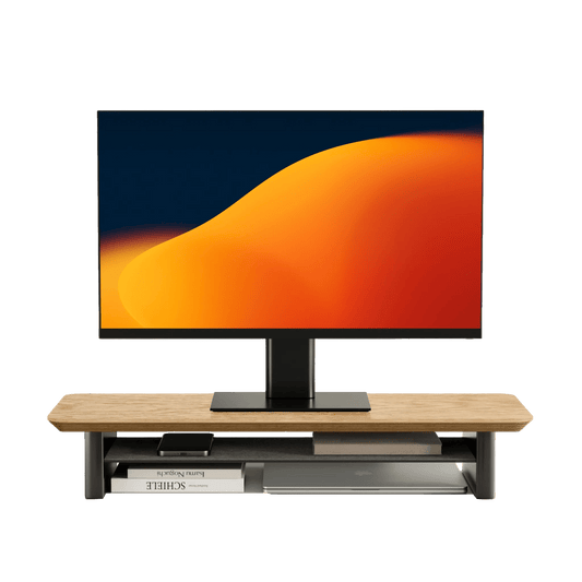 Alberenz® Oak Wooden Monitor Riser - 1 Monitor - Alberenz - Monitor riser