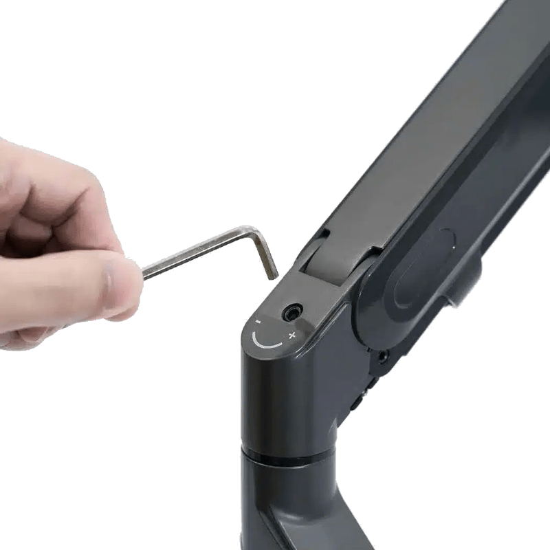 Alberenz® Bras Articulé à Ressort à Gaz pour Moniteur Unique Gris Foncé