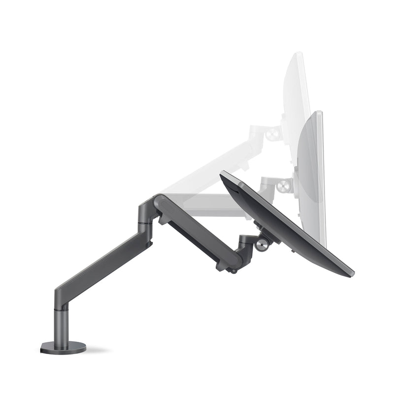 Alberenz® Bras Articulé à Ressort à Gaz pour Moniteur Unique Gris Foncé