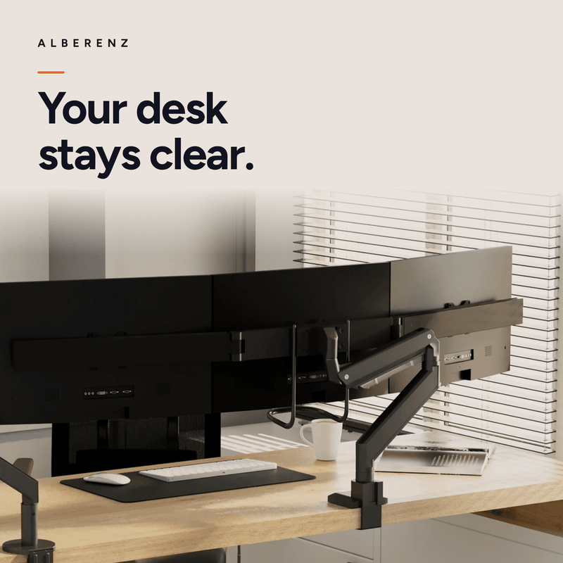 Alberenz® Monitor Mount for 3 Screens