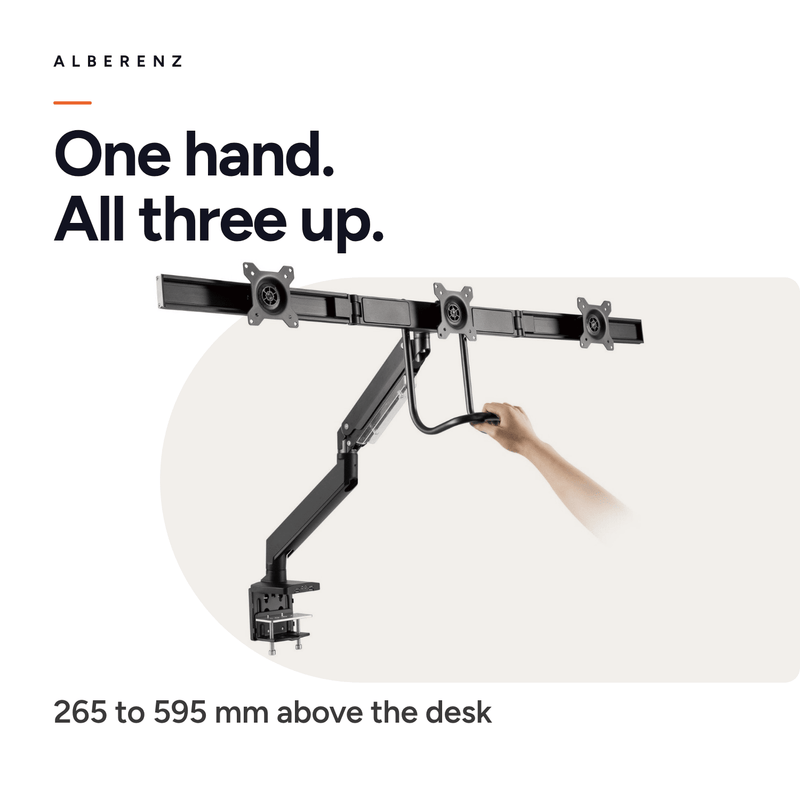 Alberenz® Monitor Mount for 3 Screens