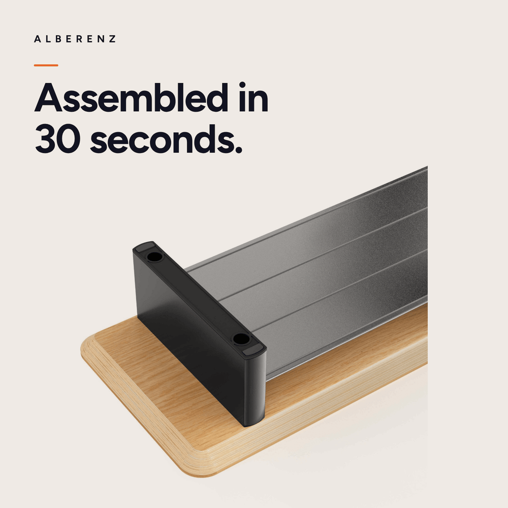 Alberenz® Oak Wooden Monitor Riser - 1 Monitor