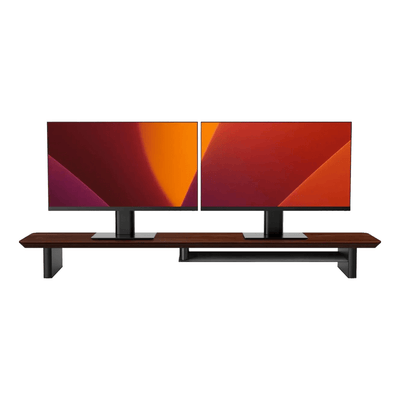 Walnut Monitor Riser