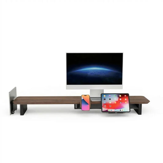 Bundle: Walnut Monitor Riser + MagSafe Charger + Laptop Holder + Tablet Stand - Alberenz - Bundles