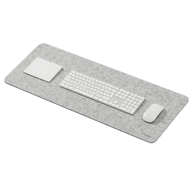 Tapis de bureau, gris clair