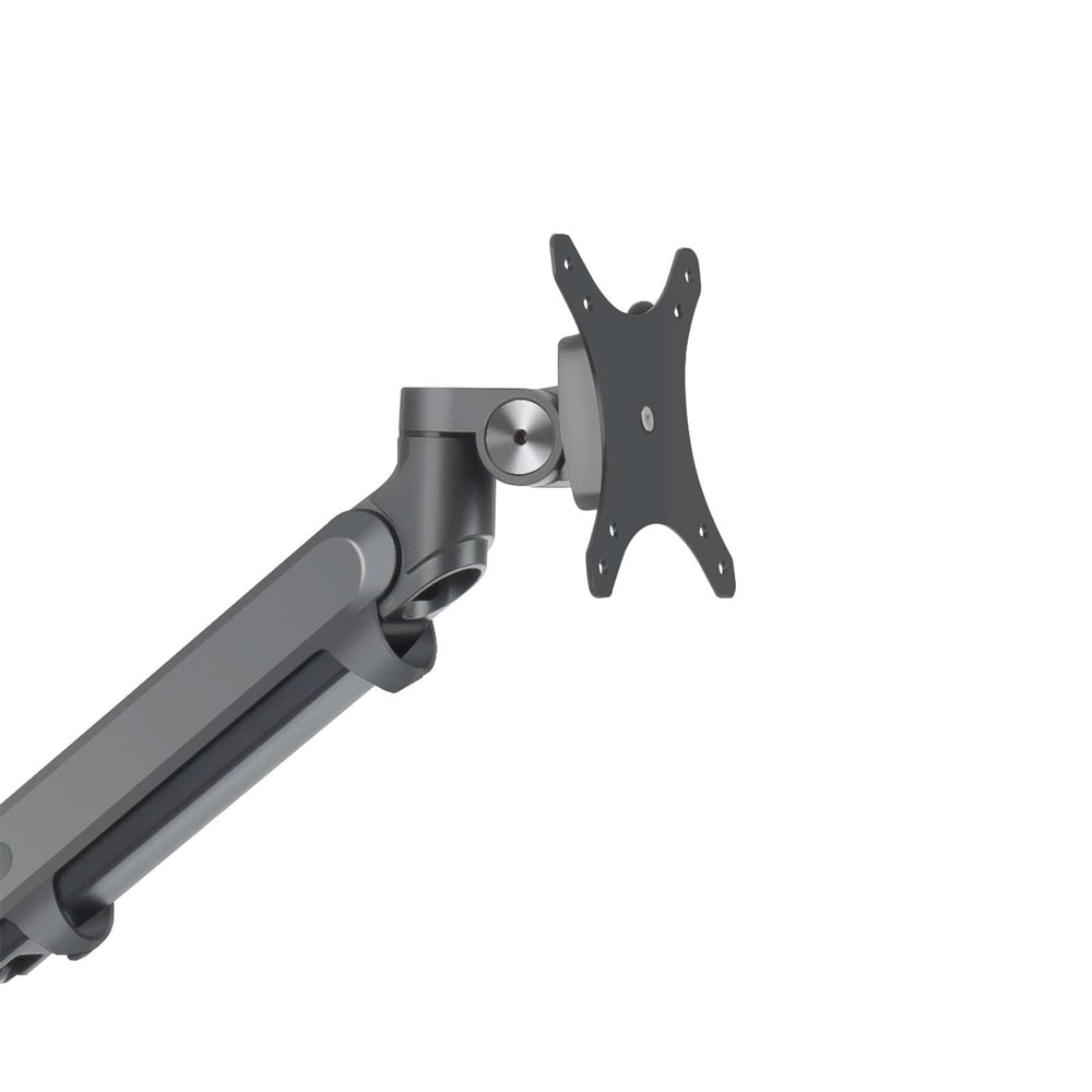 Alberenz® Bras Articulé à Ressort à Gaz pour Moniteur Unique Gris Foncé